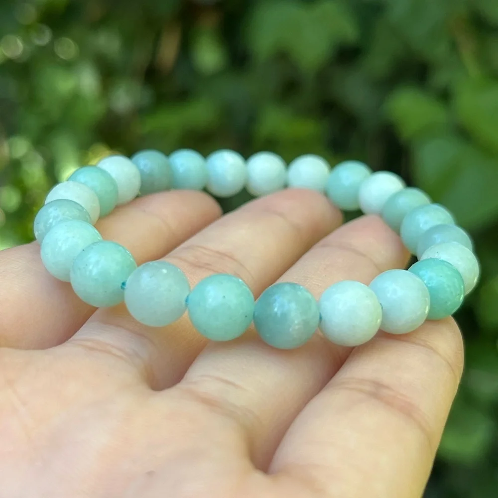 8mm stretchable carribean calcite‎ bracelet